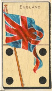 England, from the National Flag on Domino series (T177) issued by Kinney Brothers to promote Sweet Caporal Cigarettes MET DP842627
