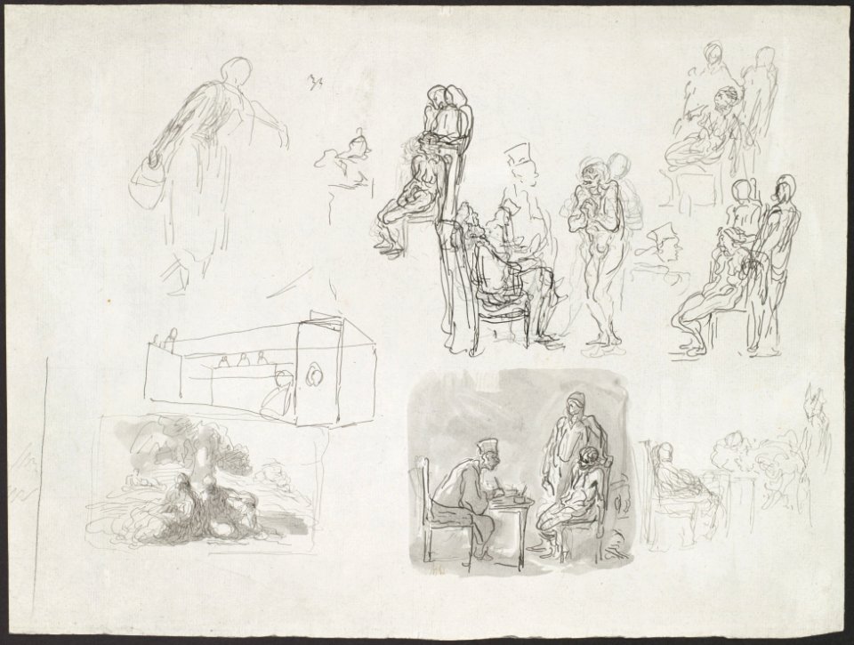 Figure Studies, Including Scenes of Interrogation MET DP112851