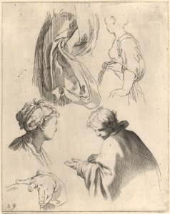 Figure Studies, from Drawing Book MET DP166555