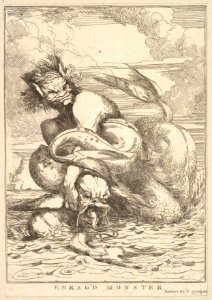 Enrag'd Monster (from Fifteen Etchings Dedicated to Sir Joshua Reynolds) MET DP828489