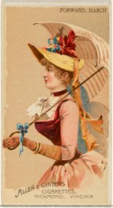 Forward, March, from the Parasol Drills series (N18) for Allen & Ginter Cigarettes Brands MET DP834958