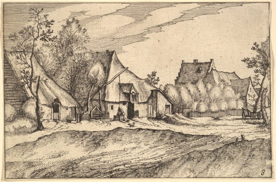 Farms in a Village from Regiunculae et Villae Aliquot Ducatus Brabantiae MET DP825688