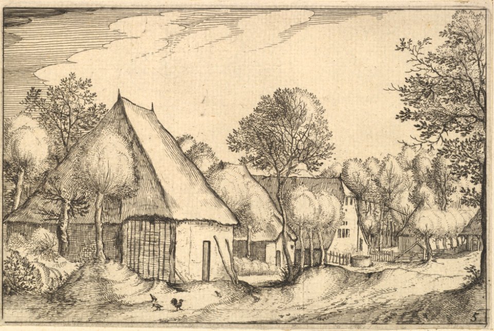 Farmyard from Regiunculae et Villae Aliquot Ducatus Brabantiae MET DP825665