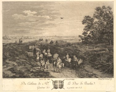Flanders Road (Route de Flandre) after a painting in the collection of the Duc de Praslin MET DP825806