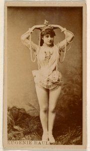 Eugenie Raul, from the Actresses series (N245) issued by Kinney Brothers to promote Sweet Caporal Cigarettes MET DP859348