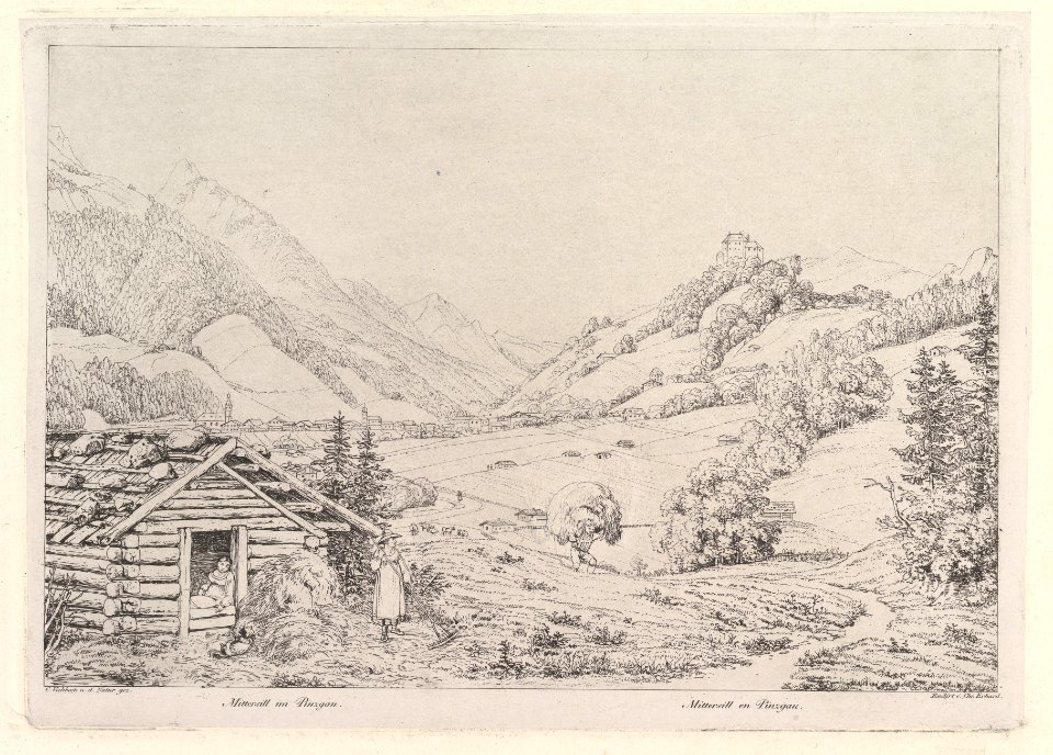 Farming scene, "Mittersill im Pinzgau" MET DP824266