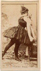 Fanny Rice, from the Actresses series (N245) issued by Kinney Brothers to promote Sweet Caporal Cigarettes MET DP859400