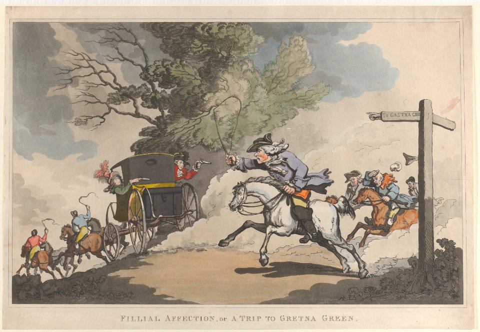 Filial Affection, or a Trip to Gretna Green Met DP884344