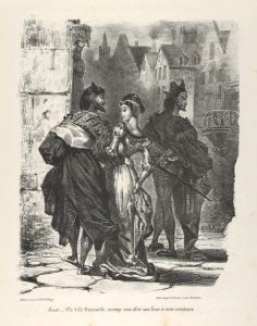 Faust Trying to Seduce Marguerite (Goethe, Faust) MET DP852076