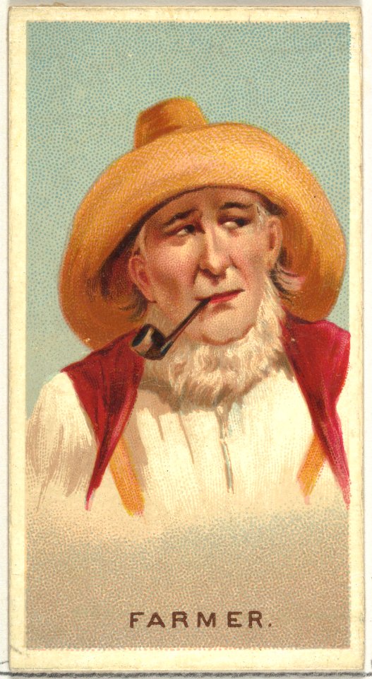 Farmer, from World's Smokers series (N33) for Allen & Ginter Cigarettes MET DP838656