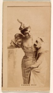 Fannie Rice, from the Actresses series (N245) issued by Kinney Brothers to promote Sweet Caporal Cigarettes MET DP859396