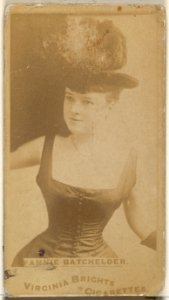 Fannie Batchelder, from the Actors and Actresses series (N45, Type 1) for Virginia Brights Cigarettes MET DP830409