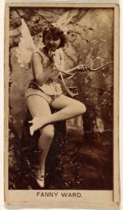 Fanny Ward, from the Actresses series (N245) issued by Kinney Brothers to promote Sweet Caporal Cigarettes MET DP859905