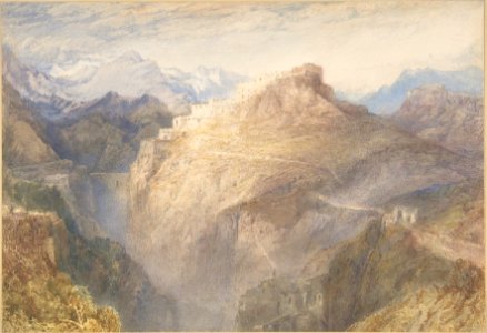 Fort of L'Essillon, Val de la Maurienne, France MET DP805109