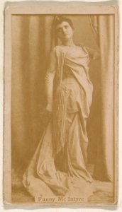 Fanny McIntyre, from the Actresses series (N245) issued by Kinney Brothers to promote Sweet Caporal Cigarettes MET DP859099