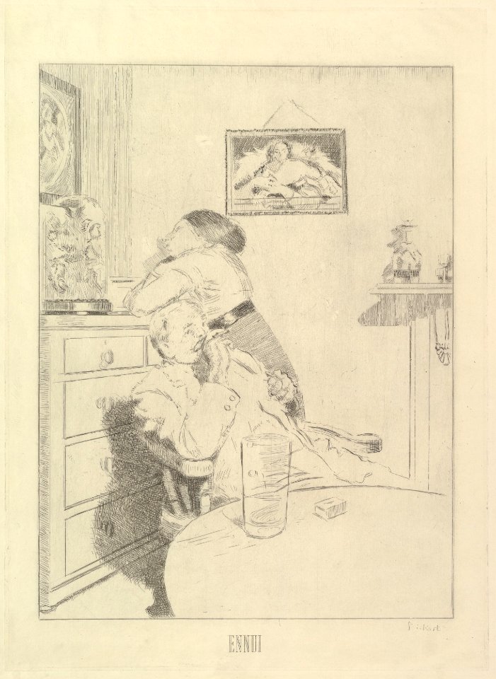 Ennui (The Large Plate) MET DP819423