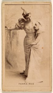 Fannie Rice, from the Actresses series (N245) issued by Kinney Brothers to promote Sweet Caporal Cigarettes MET DP859395