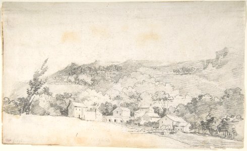 Farm Buildings with Water Mill MET DP806404