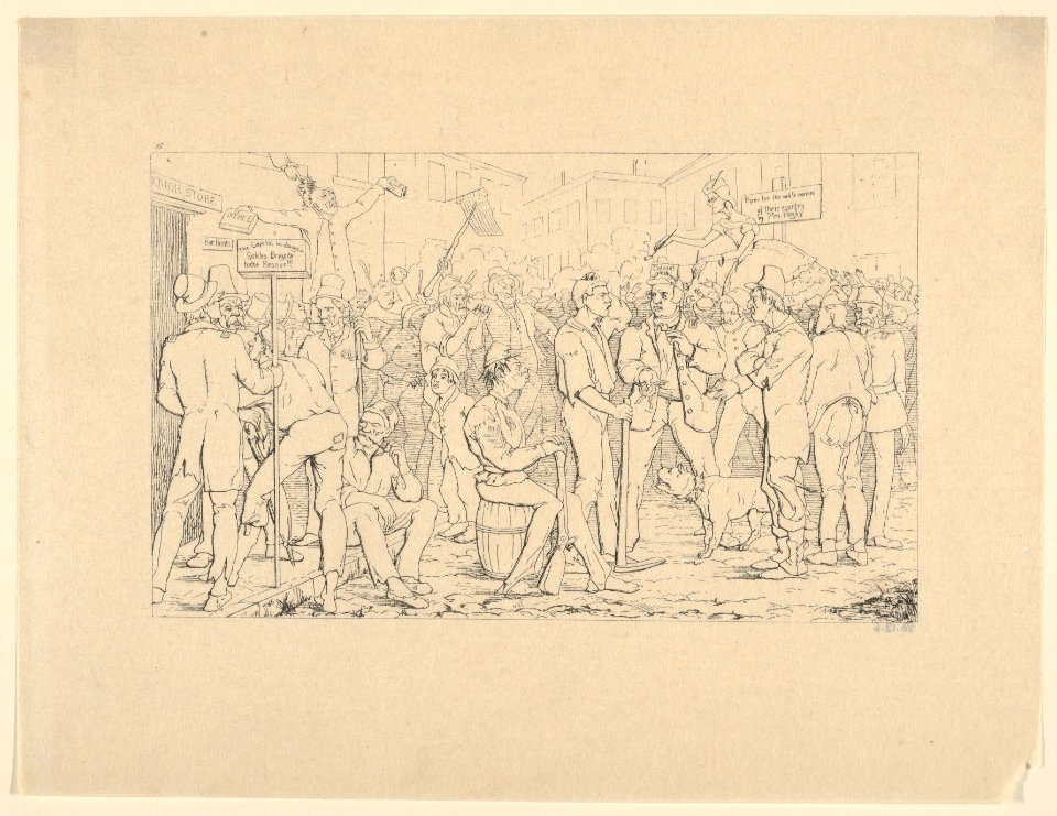 Enlistment of Sickles' Brigade, New York (from Confederate War Etchings) MET DP831797