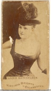 Fannie Batchelder, from the Actors and Actresses series (N45, Type 1) for Virginia Brights Cigarettes MET DP830364