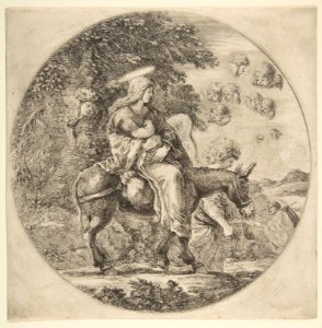 Flight into Egypt, a round composition MET DP817246