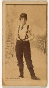 Flo Williams, from the Actresses series (N245) issued by Kinney Brothers to promote Sweet Caporal Cigarettes MET DP859915