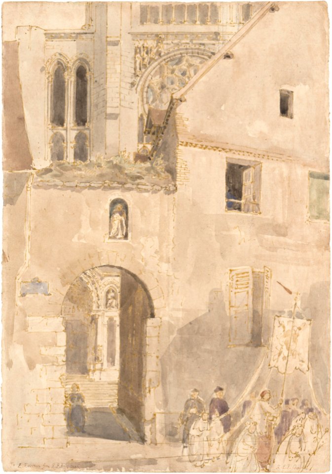 Facade of Chartres Cathedral MET DP165304