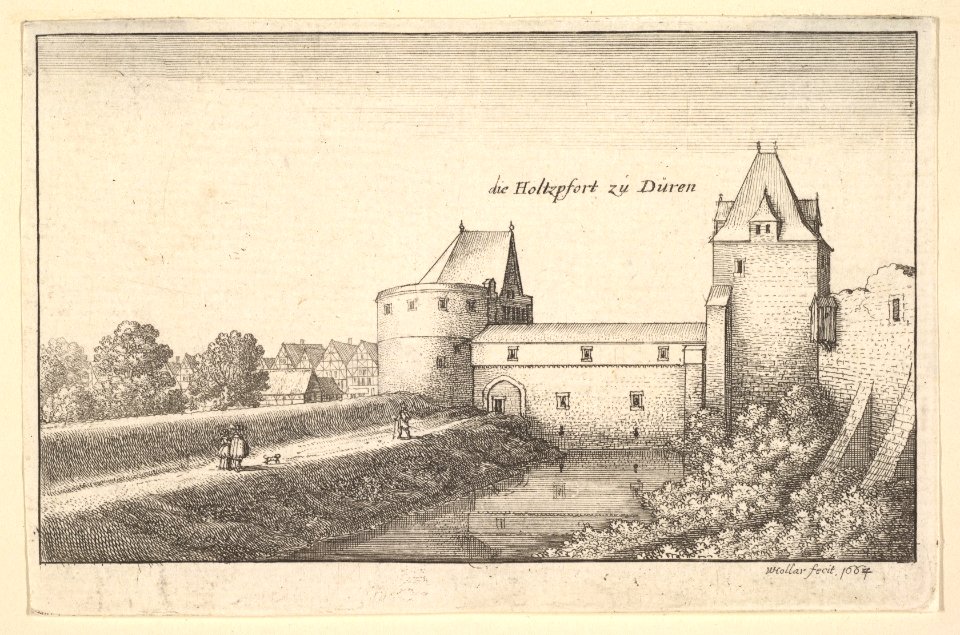 Fortified gate at Düren MET DP823178