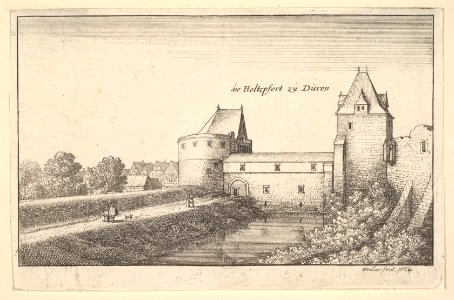 Fortified gate at Düren MET DP823178