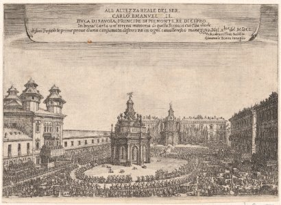 Festival in Turin, October 1650 MET DP874843