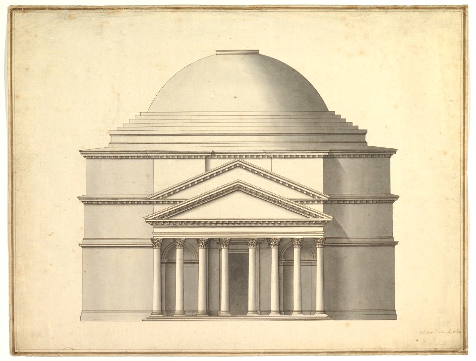 Facade of a Rotunda MET DP820590