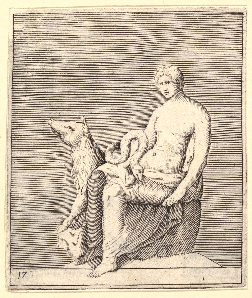 Figure with Pig and Serpent MET DP819656