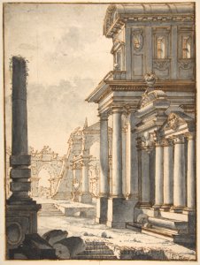Facade and Ruins MET DP812127