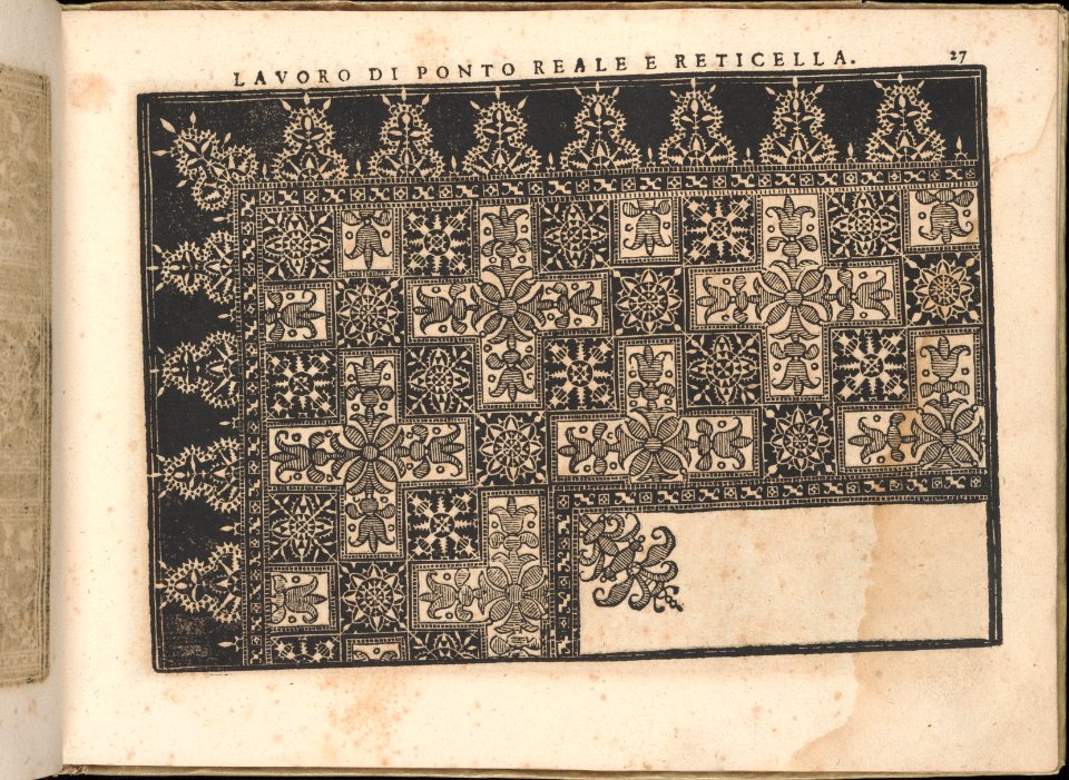 Fiore D'Ogni Virtu Per le Nobili Et Honeste Matrone, page 27 (recto) MET DP362386