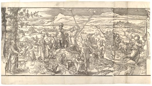 Festival of the New Moon from the frieze Ces Moeurs et fachons de faire de Turcz (Customs and Fashions of the Turks) MET DP837444