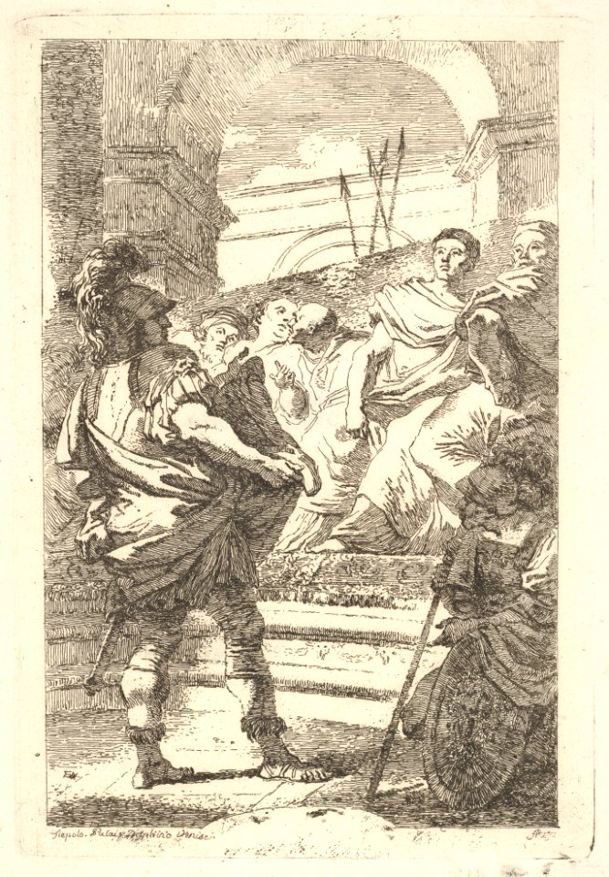 Fabius Maximus before the Senate at Carthage MET DP832439