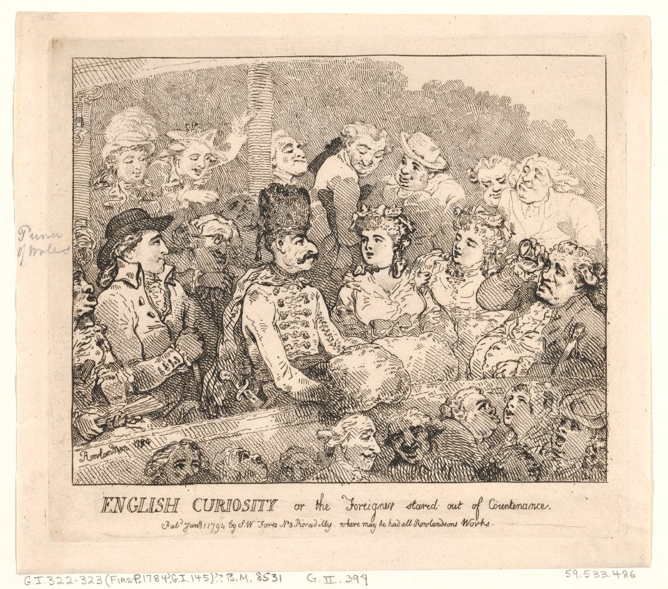 English Curiositiy or The Foreigner Stared Out of Countenance MET DP872131