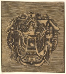 Fantastical Mask with Strapwork MET DP829206
