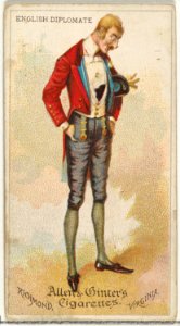 English Diplomat, from World's Dudes series (N31) for Allen & Ginter Cigarettes MET DP838507