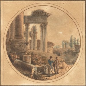 Fantasy View of the Roman Forum MET DP807765