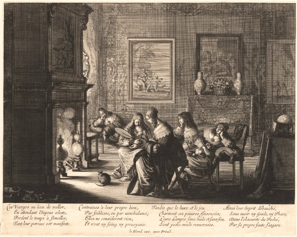 Foolish Virgins Sleeping MET DP141378