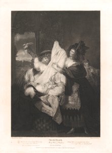 Falstaff in the Buck Basket (Shakespeare, Merry Wives of Windsor, Act 3, Scene 3) MET DP859563