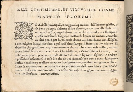 Fiori di Ricami Nuovamente Posti in Luce, title page (verso) MET DP362529