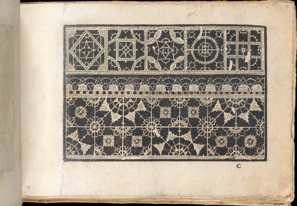 Fiori di Ricami Nuovamente Posti in Luce, page 13 (recto) MET DP362541