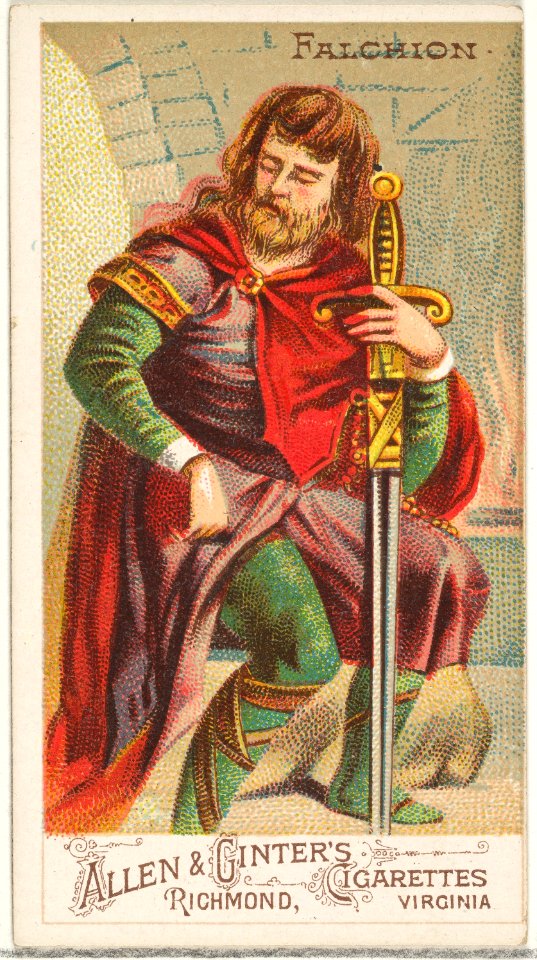 Falchion, from the Arms of All Nations series (N3) for Allen & Ginter Cigarettes Brands MET DP828678
