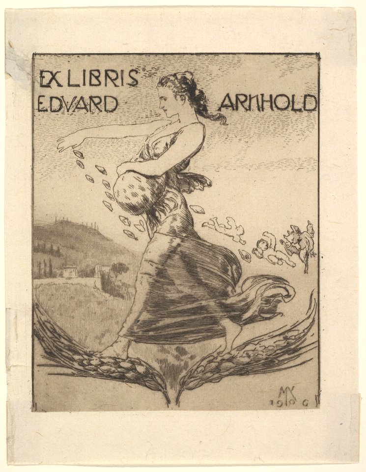Ex Libris of Eduard Arnhold MET DP822927