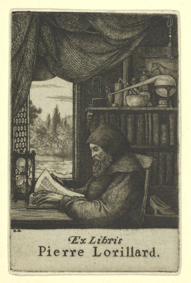 Ex Libris Pierre Lorillard MET DP846550