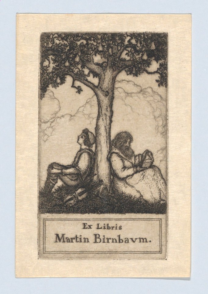 Ex Libris Martin Birnbaum MET DP873086