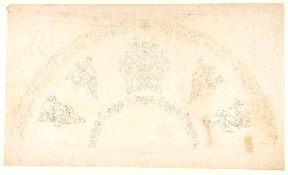 Fan Design with Grotesques MET DP812370