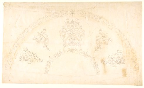 Fan Design with Grotesques MET DP812370